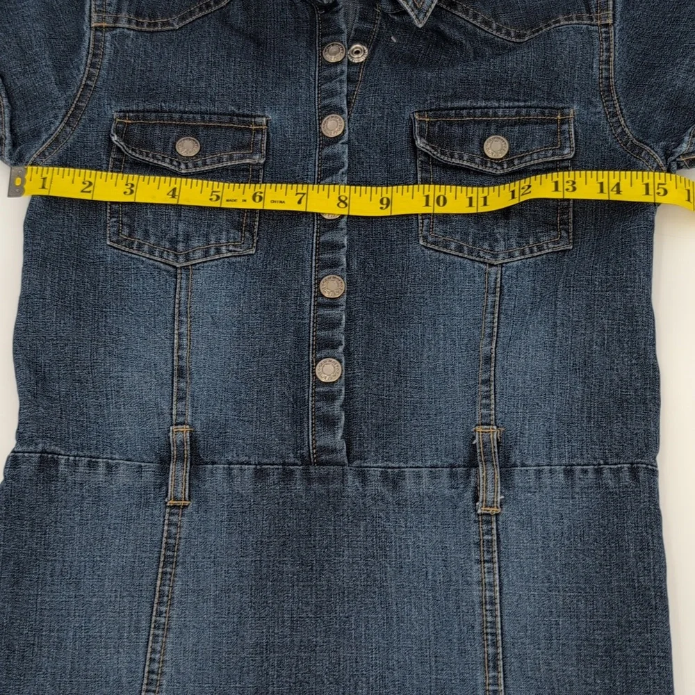 Old Navy Denim Kids Dress size 10 in great condition .